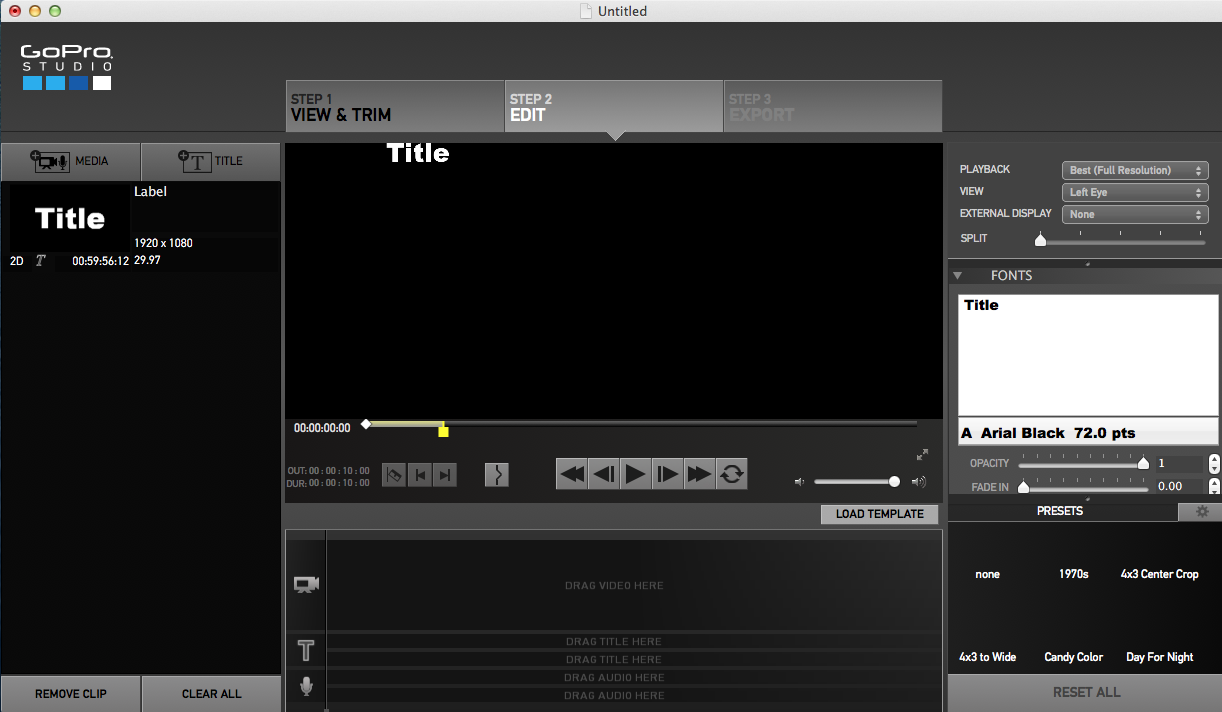 Gopro Studio Edit Software Mac